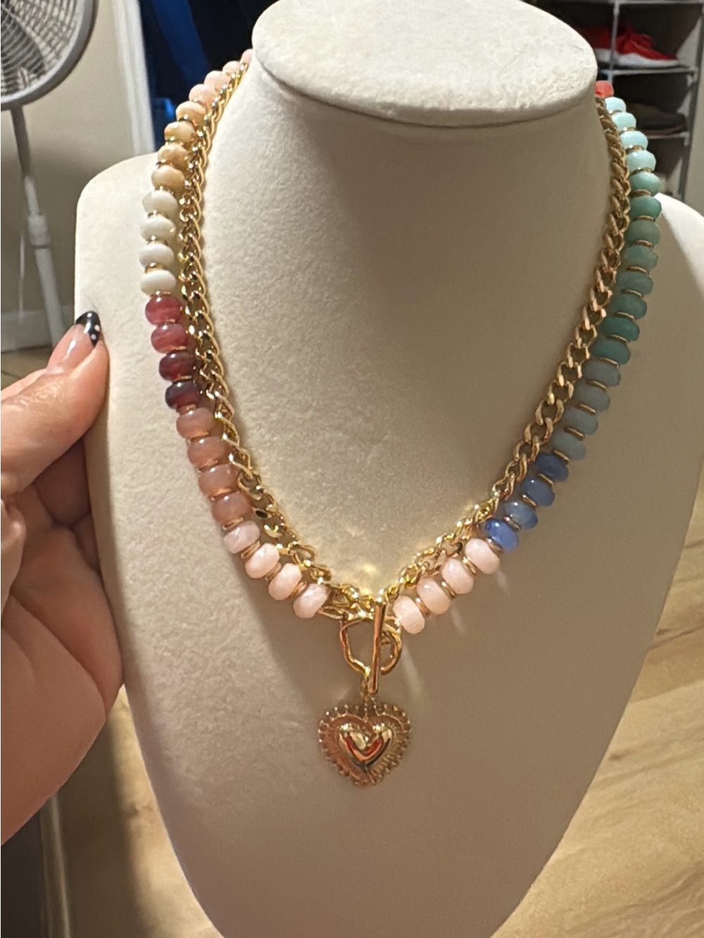 Elegant Gold Charm Necklace